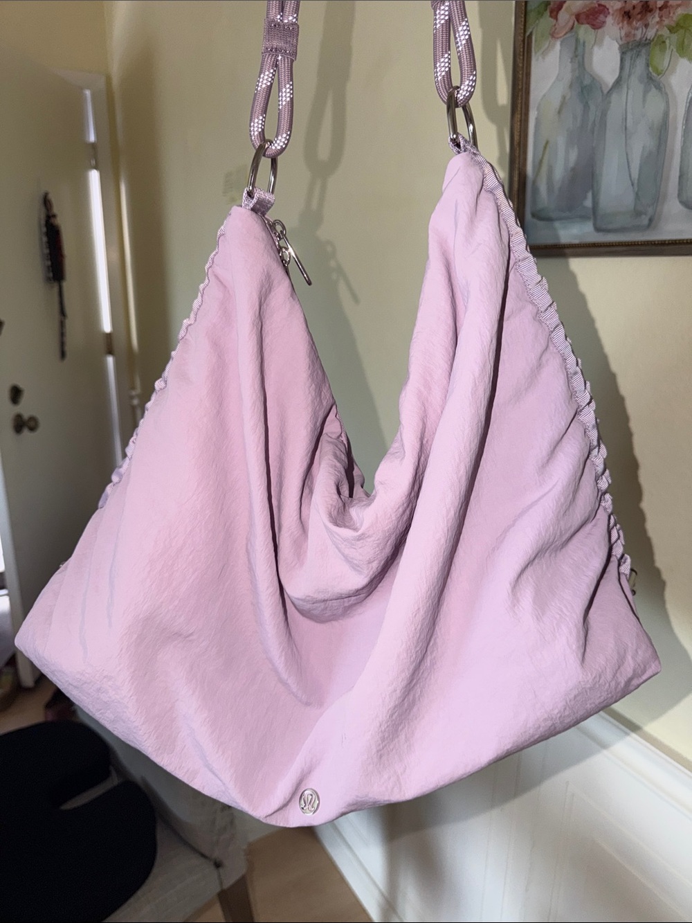 Lululemon Ruched Crossbody Bag Large 16L Lilac